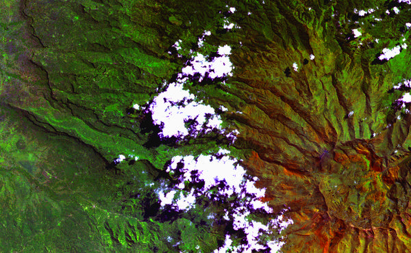 Mount Elgon - Satellite Photography