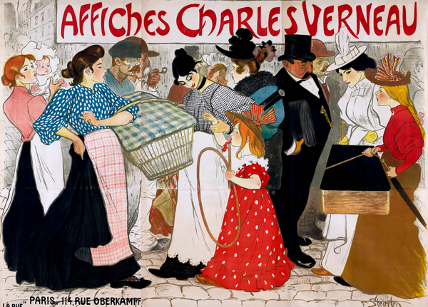 Théophile Steinlen La Rue Affiches Charles Verneau - Place Mat