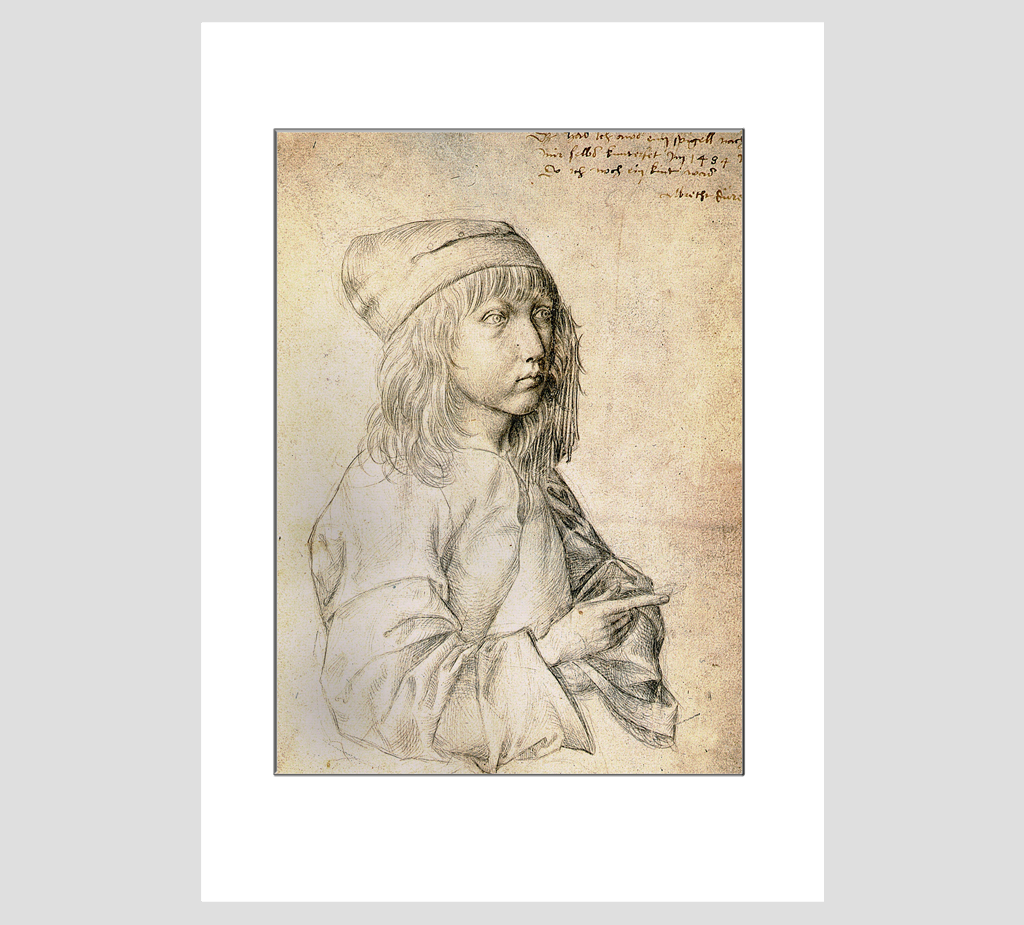 Durer Self-Portrait at the age of 13 Print
