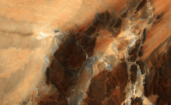 Algerian Sahara - Satellite Photography