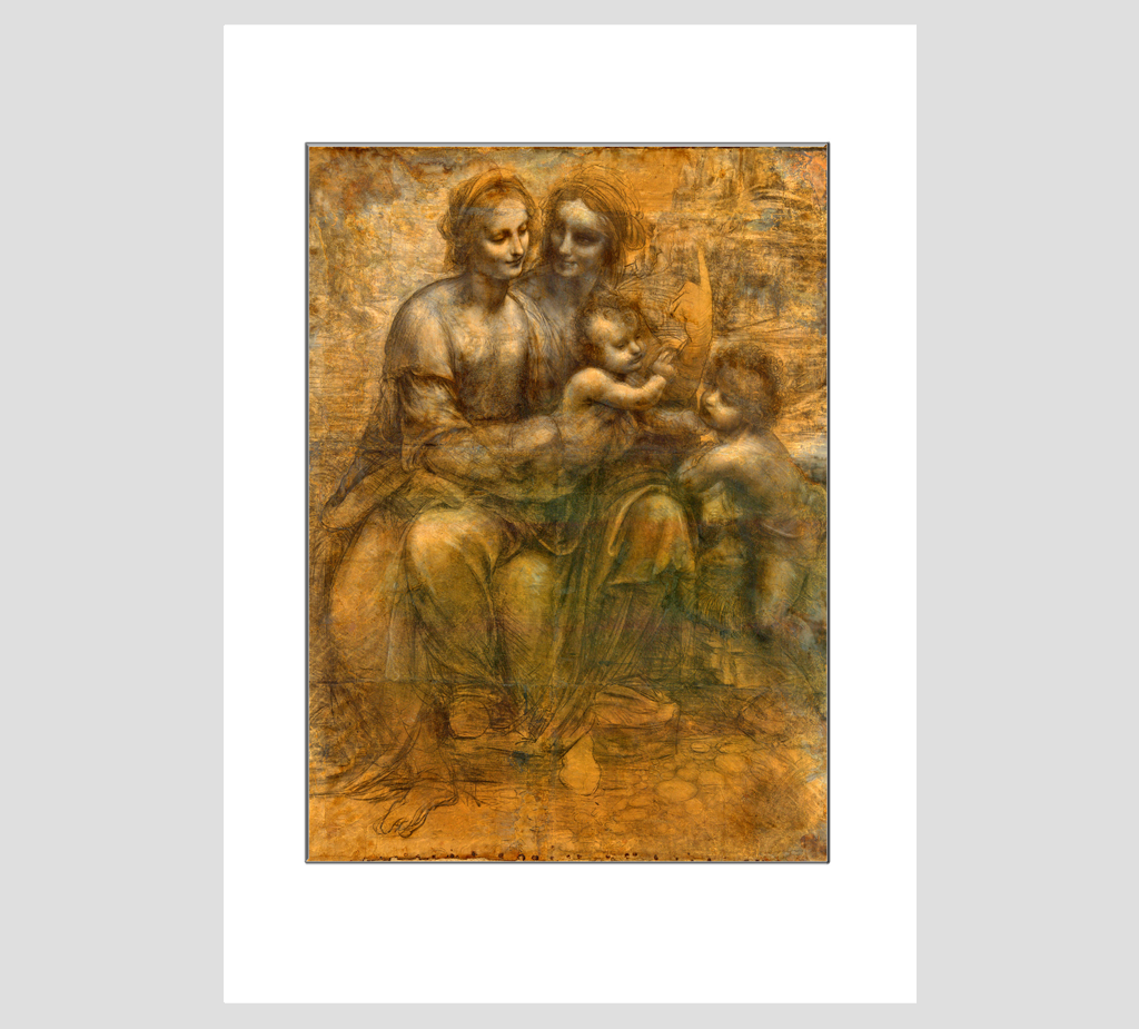 Leonardo da Vinci The Virgin and Child Print