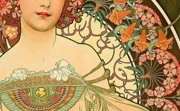 Alphonse Mucha Reverie 52 x 50 cm Poster