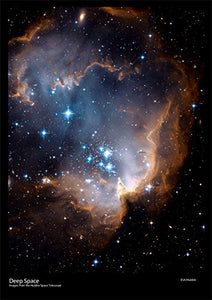 Hubble Space Telescope Poster - New Stars