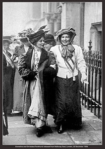Suffragettes Emmeline and Christabel Pankhurst A2 Poster