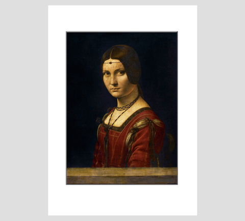 Leonardo da Vinci La belle ferronnière Print