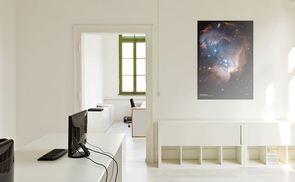 Hubble Space Telescope Poster - New Stars