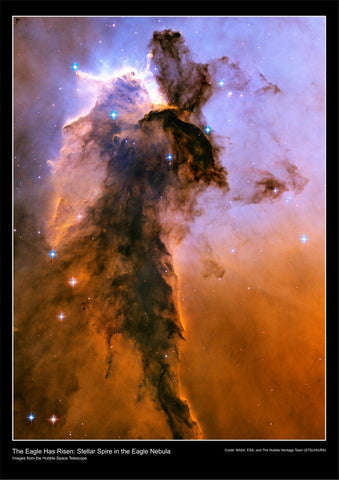 Hubble Space Telescope Poster - The Eagle Has Risen
