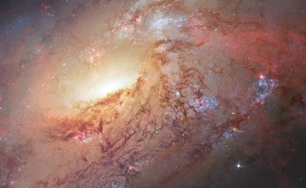 Hubble Space Telescope Poster - Galaxy M106