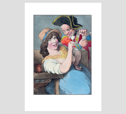 Rowlandson St Giles Courtship Print