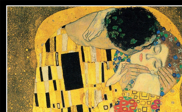 Gustav Klimt, The Kiss Poster