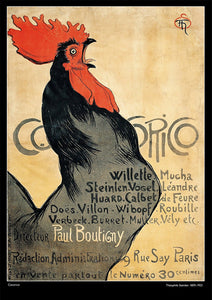 Théophile Steinlen, Cocorico Poster