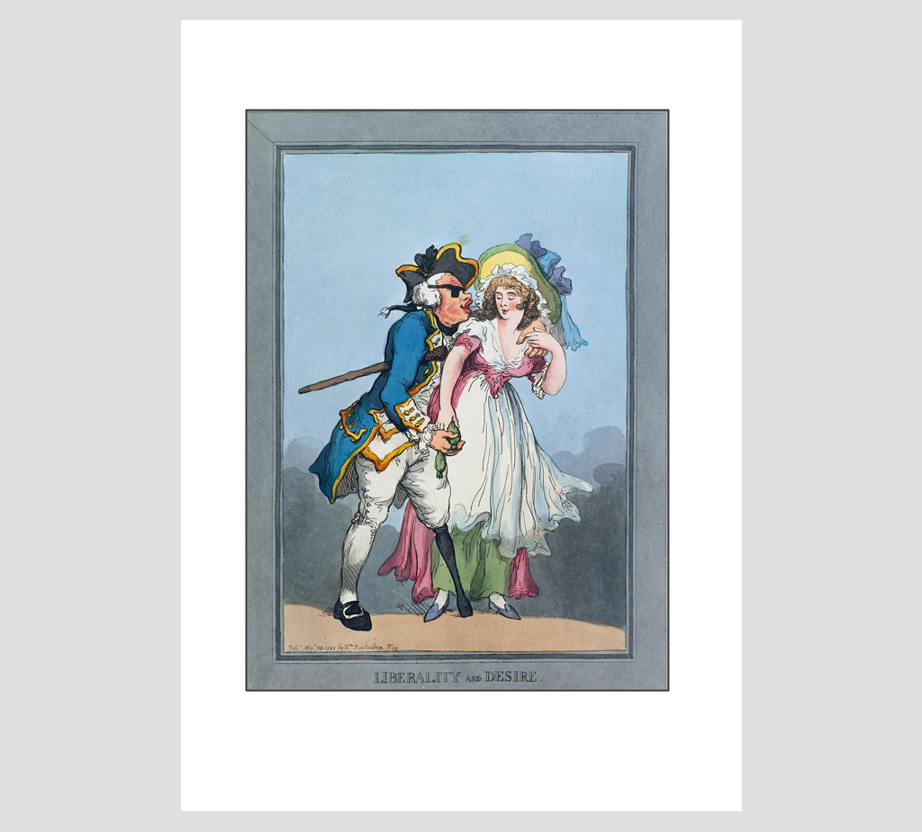 Rowlandson Liberality and Desire Print