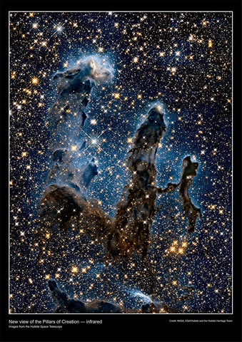 Hubble Space Telescope Poster - Pillars of Creation