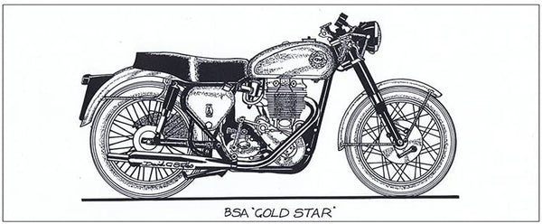 BSA Gold Star Motorcycle Mug