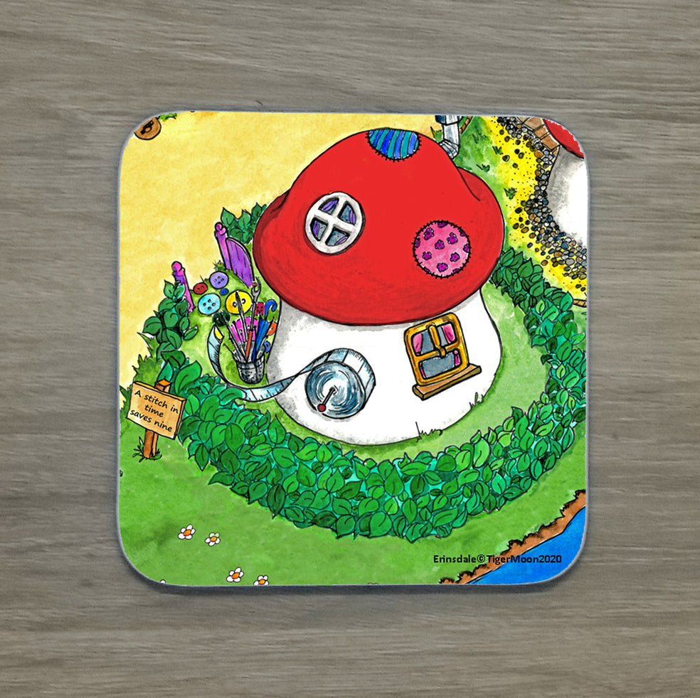 Erinsdale Craft Cottage Coaster