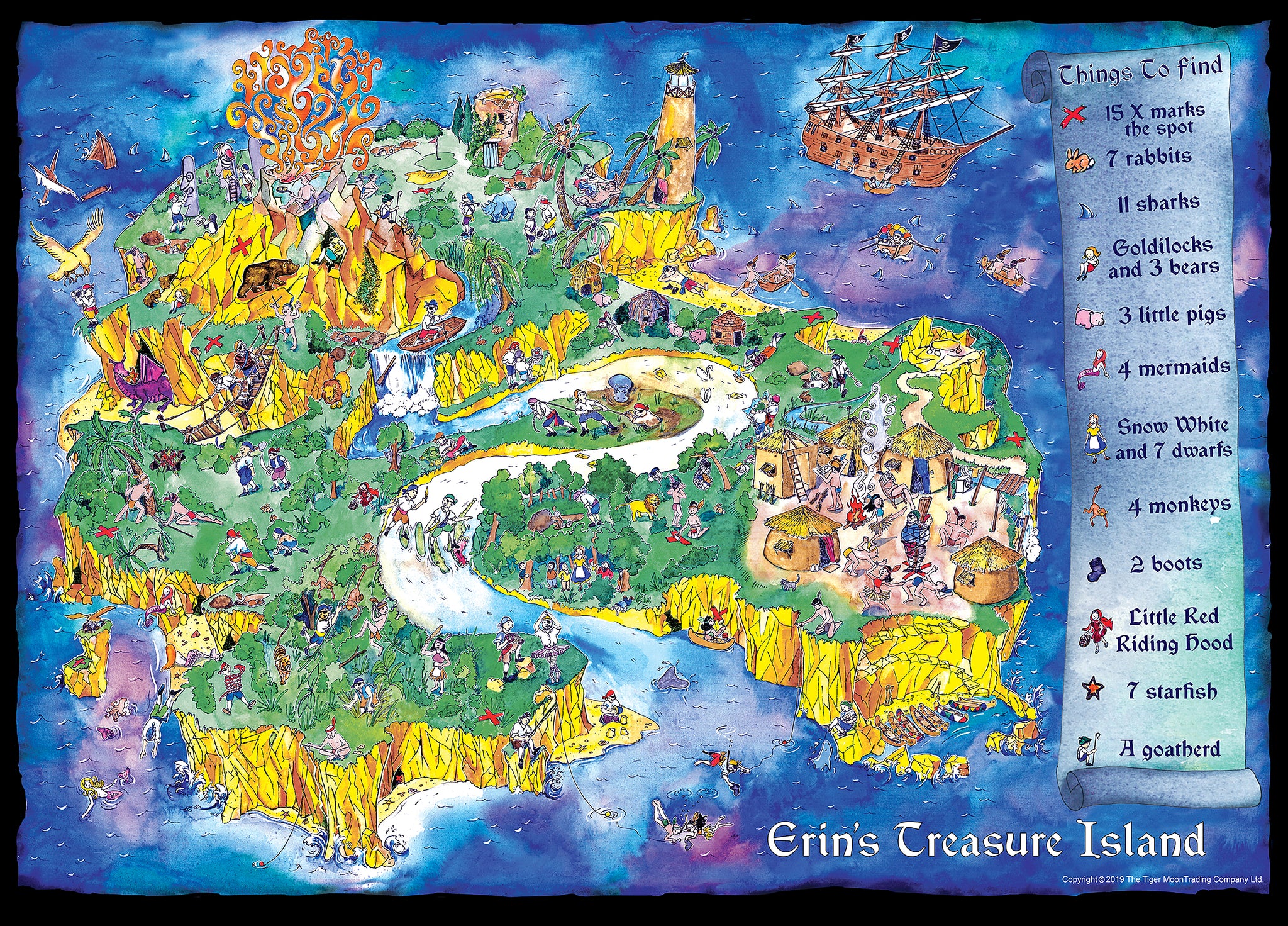 Erin's Treasure Island Placemat