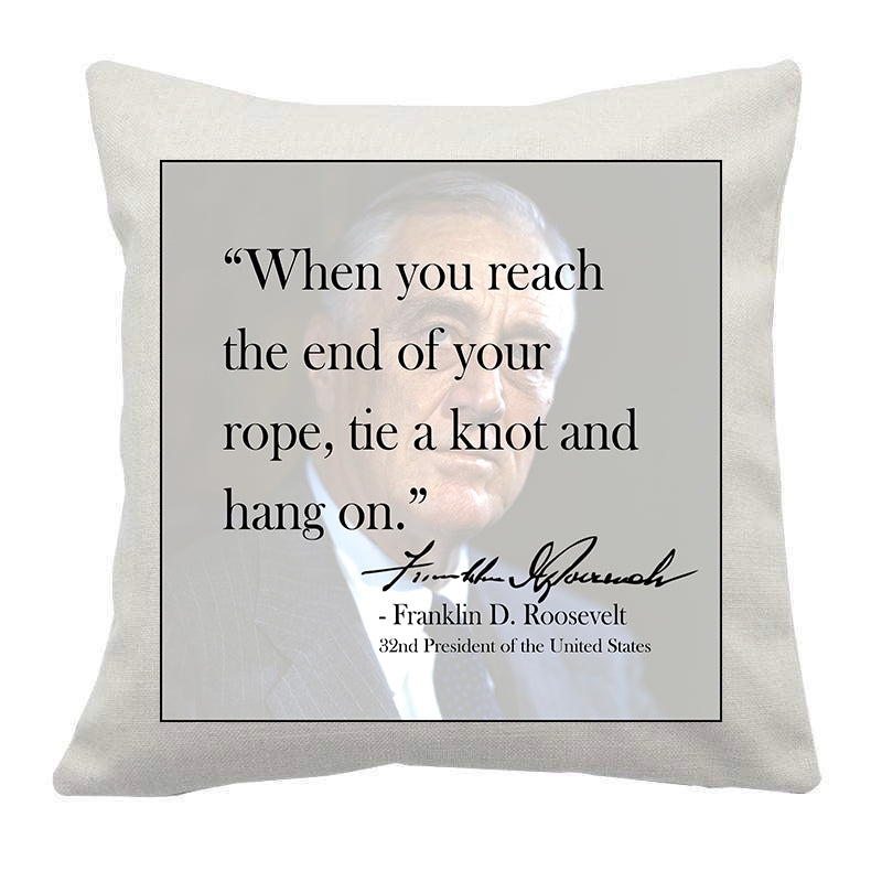 Franklin D. Roosevelt Cushion Cover