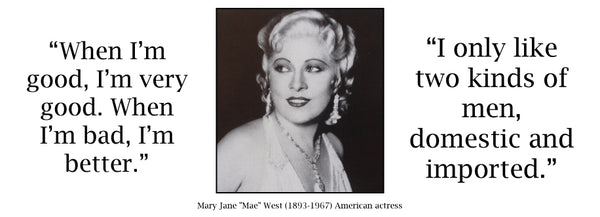 Mae West Quotation Mug