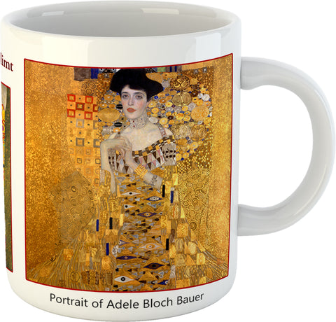 Gustav Klimt Portrait of Adele Bloch Bauer Mug