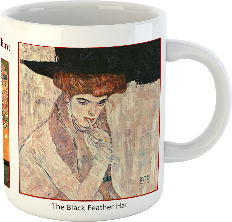 Gustav Klimt The Black Feather Hat Mug