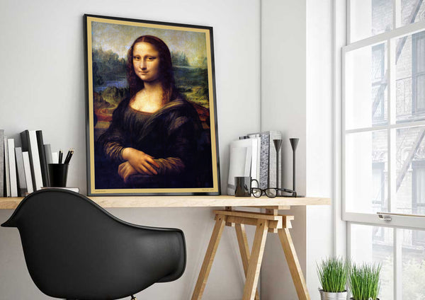 Mona Lisa, Leonardo Da Vinci Replica - A2 Poster