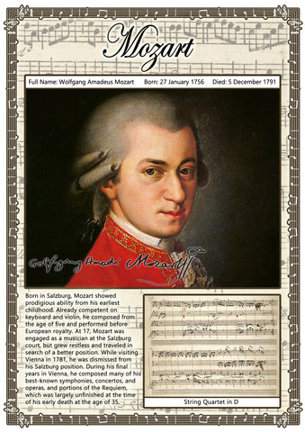 Mozart A2 Poster