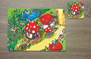 Erinsdale Spuds Cottage Personalised Placemat & Coaster