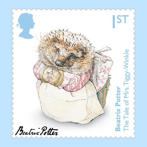 Beatrix Potter Stamp Mrs Tiggy-Winkle Coaster