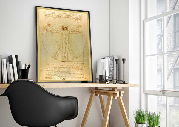 Da Vinci, The Vitruvian Man A2 Poster