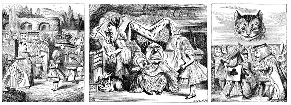 Alice in Wonderland tenniel flat