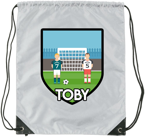 Football Personalised Bag & Bottle Set