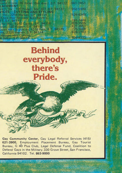 1979 LGBT Freedom San Francisco Poster