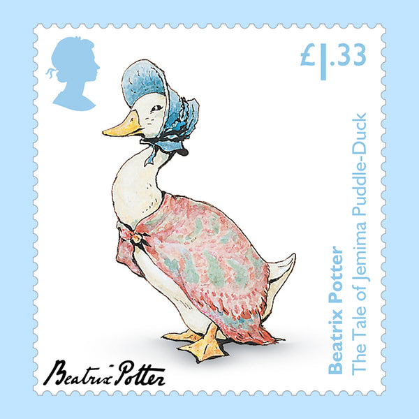 Beatrix Potter Stamp Jemima Puddle-Duck Coaster