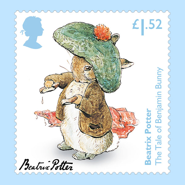 Beatrix Potter Stamp Benjamin Bunny Coaster
