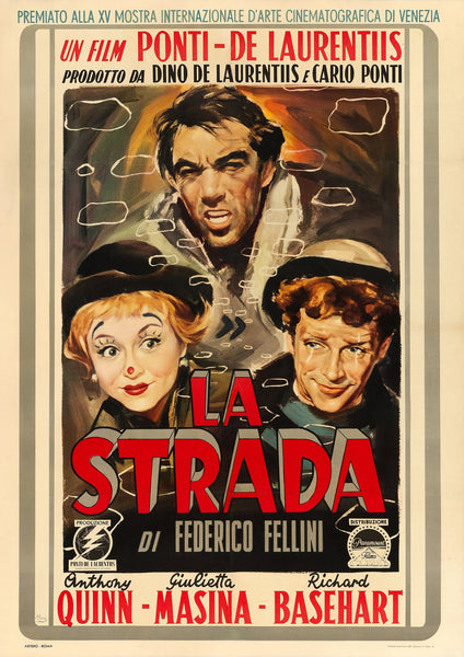 Set of 3 - A3 - Vittorio De Sica/Federico Fellini - Italian Film Posters - A3 - Paper Laminated