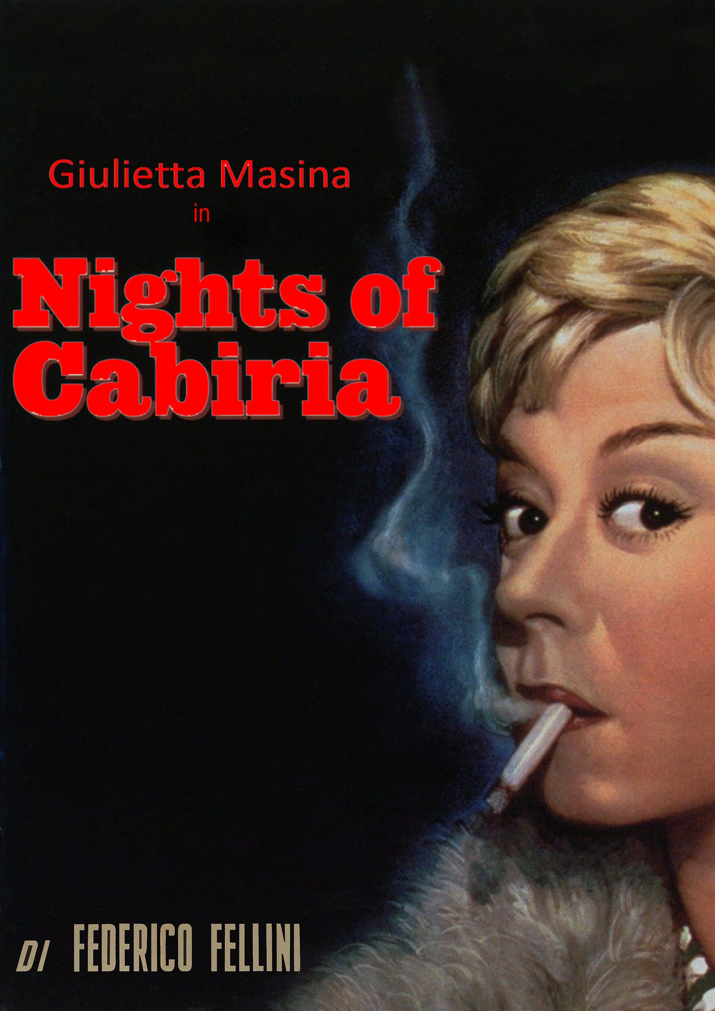 Nights of Cabiria - Italian Cinema/Film Poster - A2 - Paper Laminated