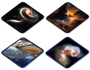 Hubble Space Telescope Table Place Mat Set - Deep Space 4, Herbig-Haro, Deep Space 1, Deep Space 2