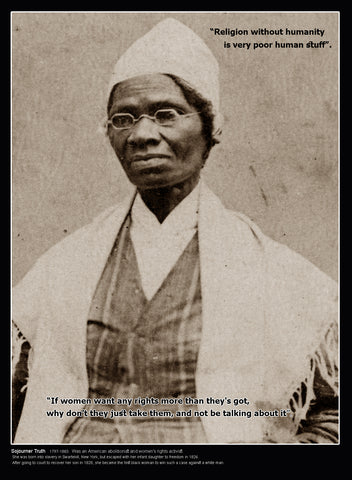 Sojourner Truth - Black Icons of History - A2 Wall Art Poster