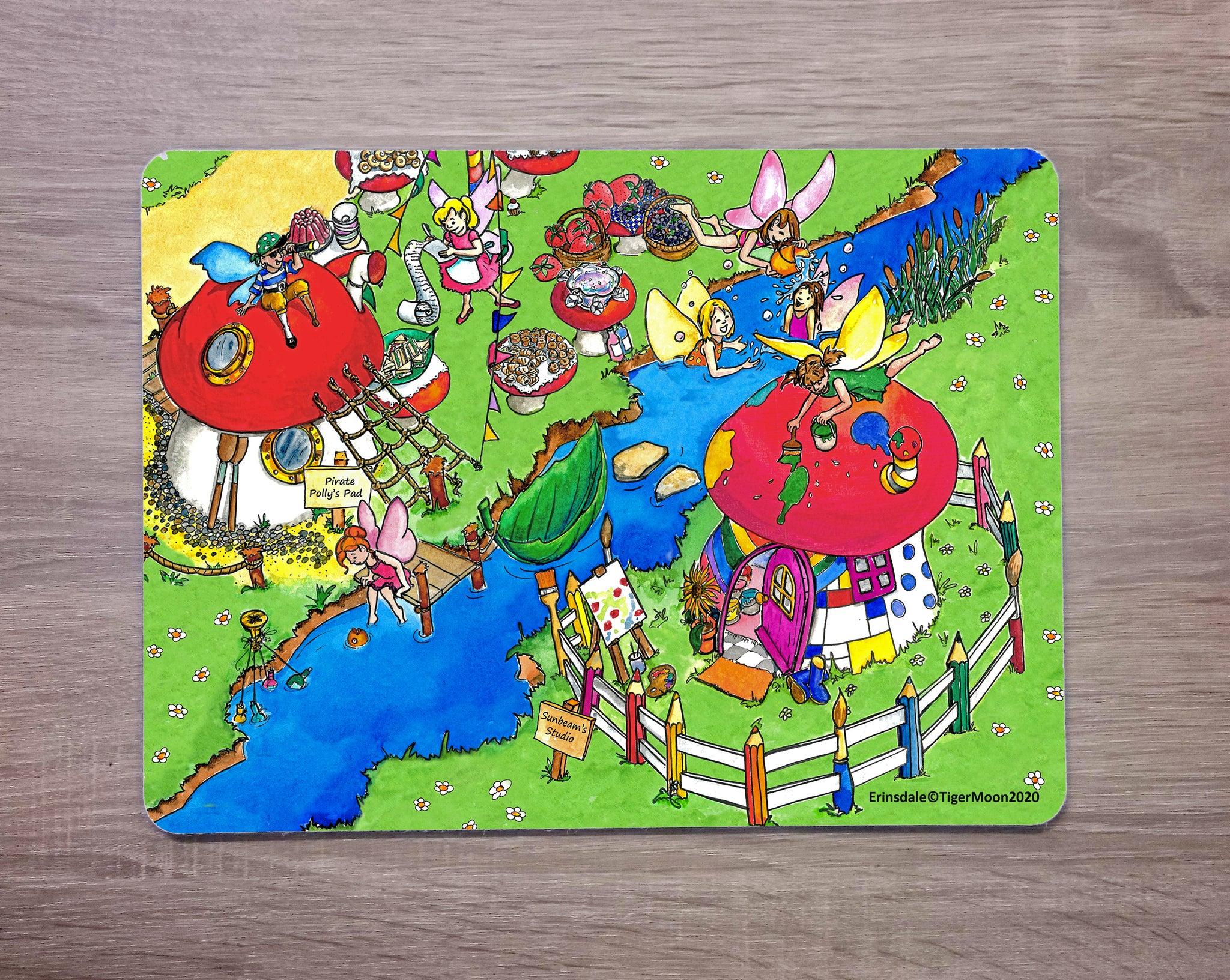 Erinsdale Studio Cottage Personalised Placemat