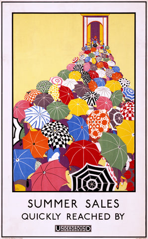 Summer Sale's - London Underground Transport Poster
