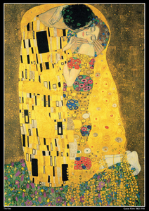 Gustav Klimt, The Kiss Poster