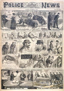 Jack the Ripper, Police News, Oct 20th 1888 Poster