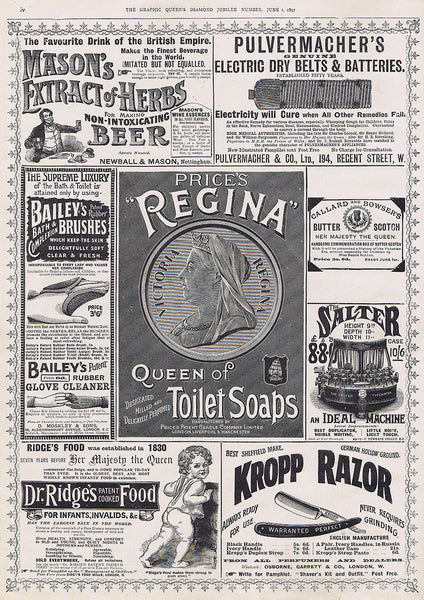 advertising Regina toilet Soap